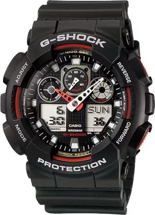Casio G-Shock High Performance Analog Shock Resistant Digital Watch - GA-100-1A4CR