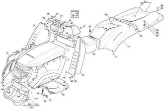 STIGA Sports Cofano Superiore Tcx-Stiga Rosso Ggp Originale Stiga - 325076871/1