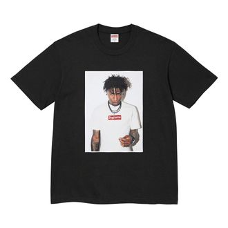 SUPREME NBA Youngboy T-Shirt Black White SUP-FW23-002