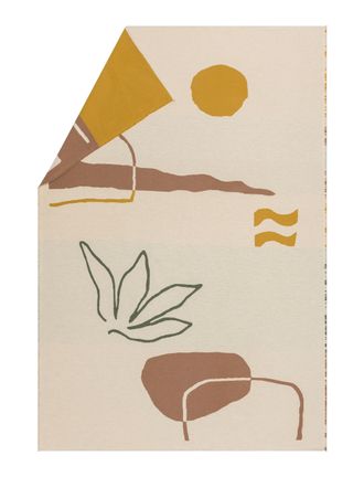 Schubiger M&ouml;bel Plaid Nova Bild, Rohweiss 145 x 220 cm