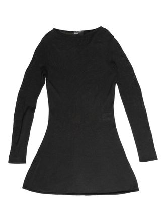 Enfants Riches Deprimes Jurk met gekruist stiksel - Zwart