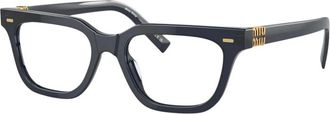 Miu Miu Optical Frame - Dames - Brillen - Blauw - 53 MM - Accessoires