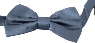 Dolce & Gabbana Silk Bow Tie - Blue