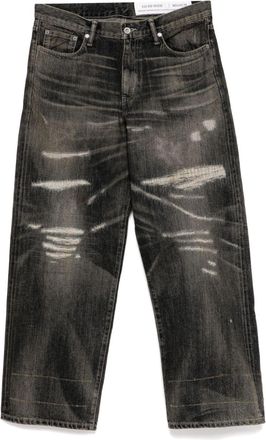 Neighborhood wide-leg jeans - men - Cotton - M - Black
