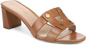 Veronica Beard Via 55 Sandal in Honey Leather at Nordstrom, Size 8.5
