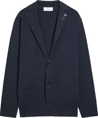 Lardini Cotton Cardigan - Navy - XL