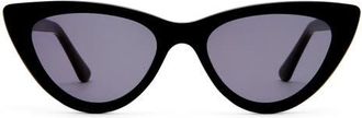 Luv Lou The Leui 52mm Cat Eye Sunglasses in Black at Nordstrom