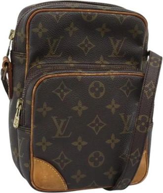Louis Vuitton Pre-owned Shoulder Bag - Dames - Vintage Schoudertas - Bruin - ONE Size - Leer - Vintage