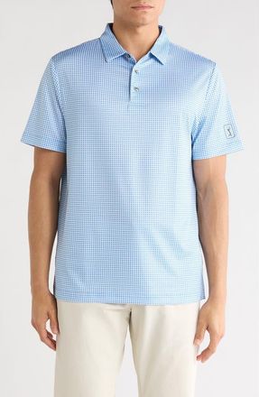 PGA TOUR Short Sleeve Printed Polo in Top O The Morning at Nordstrom Rack, Size Xx-Large