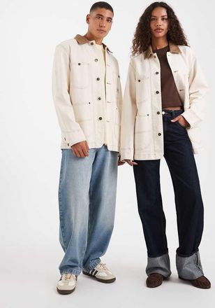 Lee x Crayola - Chore - Cappotto unisex classico écru in coordinato-Bianco