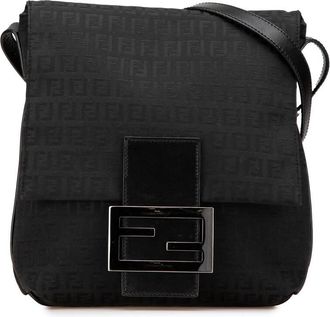 Fendi Pre-owned Fendi Zucchino Canvas Crossbody Ladies 2111 8BT127 JQ5 079