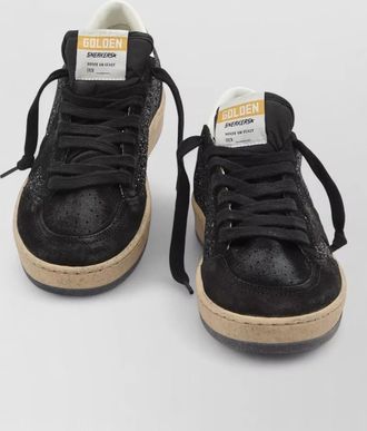 Golden Goose ball star suede leather sneakers