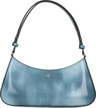 Tory Burch Blue Leather Shoulder Womens Bag