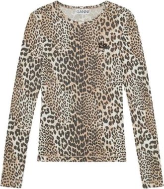 Ganni Donna, Top, Marrone, M, new