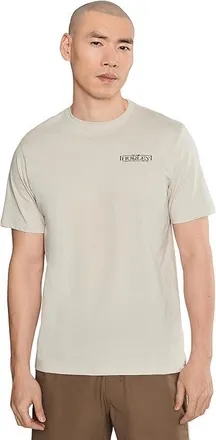 Hurley Portal Short Sleeve Mens T Shirt Bone : 2XL, Cotton/Polyester