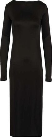 Filippa K Scooped Back Jersey Jurk - Dames - Casual kleedjes - Zwart - M - Kleedjes