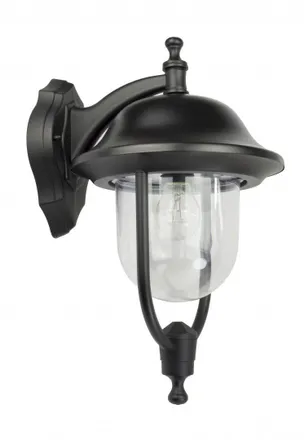 OEM Applique Esterna R&eacute;tro Nera 1 Luce E27 Ip43 Su-ma Prince