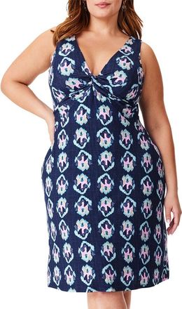 Nic+Zoe Nic+Zoe Plus Ocean Batik Dress