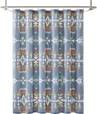 Pendleton Diamond Peak Shower Curtain in Blue at Nordstrom