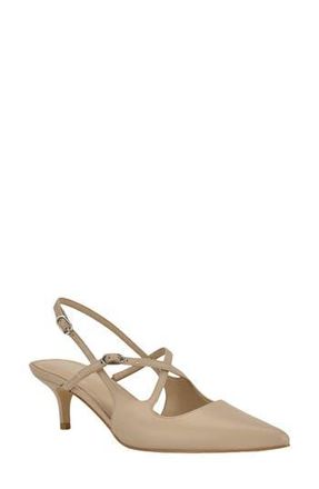 Calvin Klein Vierra 2 Slingback Pump in Light Natural at Nordstrom Rack, Size 8.5