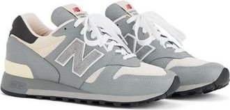 New Balance Unisex Made in USA 1300 en Gris/Beige, Cuero, Talla 40.5