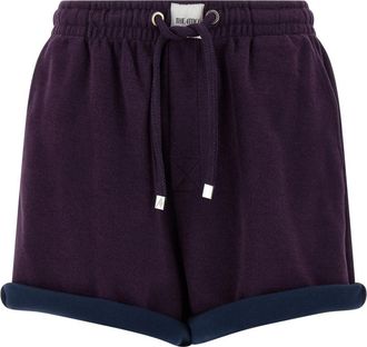 The Attico Purple American Cotton Shorts