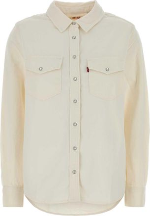 Levi's Ivory Lyocell Blend Iconic Western Shirt