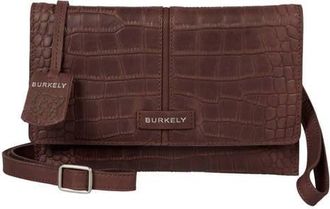 Burkely leren crossbody tas Cool Colbie donkerbruin