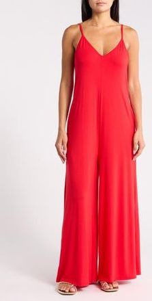 West K V-Neck Strappy Jumpsuit in Red at Nordstrom Rack, Size X-Small