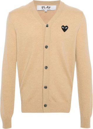 Comme Des Gar&ccedil;ons Beige Wool Cardigan