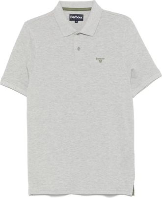 Barbour Polo con logo - Grigio