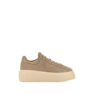 Hogan H-Stripes Sneakers - Dames - Sneakers - Beige - 40 EU - Leer - Schoenen