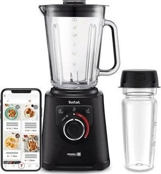 T-fal Perfectmix Batidora Negra 1200w 2l Vidrio