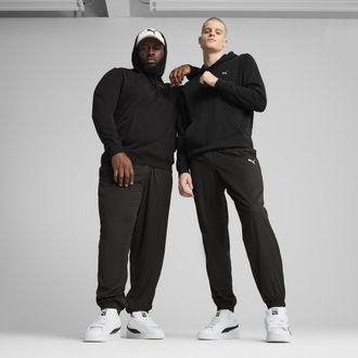 Puma Pantaloni in tessuto Essentials da uomo, Abbigliamento, Nero, XL