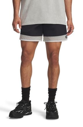 Under Armour Icon Woven Track Shorts in Black at Nordstrom, Size Xx-Large