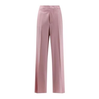 Tagliatore Parigi Wide Trousers - female - Tagliatore - Wide Trousers - Pink - XS - Trousers