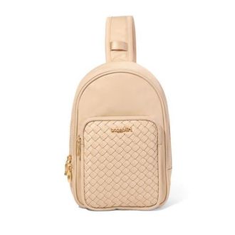 Baggallini Waverly Woven Sling in Desert Sand Woven Twill at Nordstrom