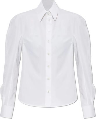 Maison Margiela Dames, Blouses & Shirts, Wit, Maat: 2XS Katoen