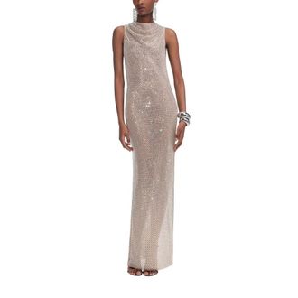 Self Portrait Mujer, Vestidos, Gris, Talla: M