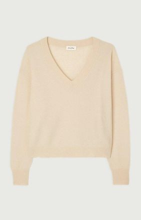 American Vintage Trui met V-hals en lange mouwen RAXOW