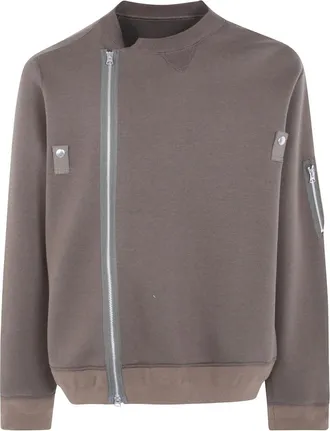 sacai Hombre, Jerseys, Marr&oacute;n, Talla: M