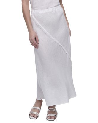 DKNY Pull On Linen Skirt
