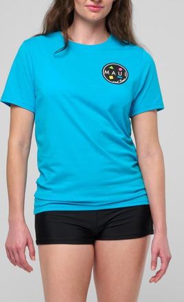 Maui and Sons Arnold Sharkley Graphic T-Shirt in Neon Blue at Nordstrom, Size X-Large