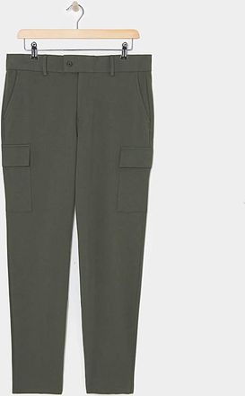 Jacamo Twill Loose Fit Tapered Cargo Trouser
