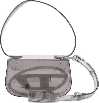 Diesel 1DR-Iconic logo tote bag - Grigio