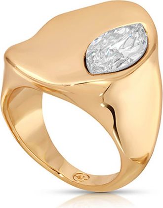Ettika Liquid Crystal Statement Ring in Gold at Nordstrom, Size 8