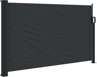 vidaXL Toldo Lateral Retr&aacute;ctil Negro 120x600 Cm Vidaxl