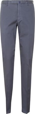 Incotex Slim Fit Suit Broeken - Heren - Nette broeken - Blauw - 3XL - Katoen - Broeken