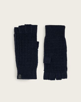 AllSaints Wool/Polyester Iggy Fingerless Gloves, Size: One Size