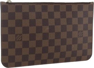 Louis Vuitton Pre-owned Vintage Clutch - Dames - Vintage Clutch - Bruin - ONE Size - Leer - Vintage